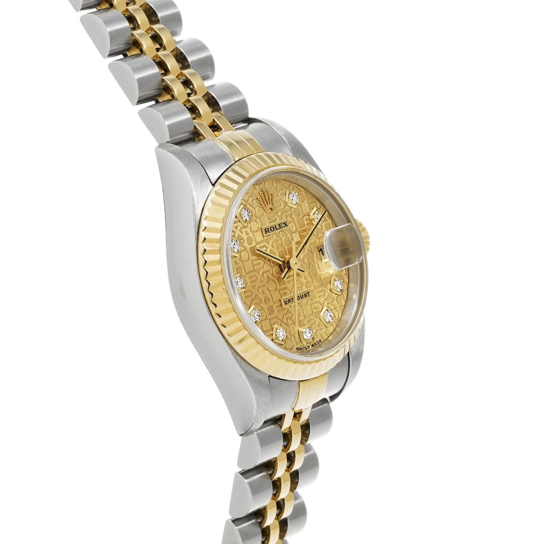 ROLEX DATEJUST CHAMPAGNE COMPUTER/DIAMOND WATCH - 3