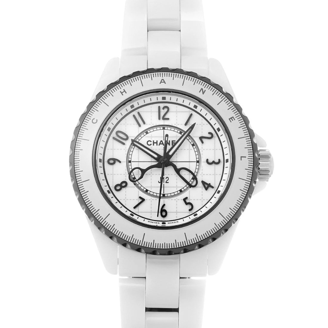 CHANEL J12 COUTURE WHITE WATCH (1 of 4)