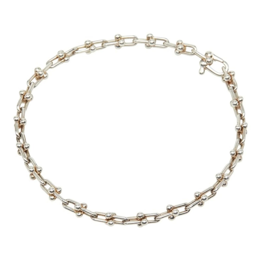 TIFFANY HARDWEAR MICROLINK MEDIUM BRACELET, SV925 SILVER (1 of 4)