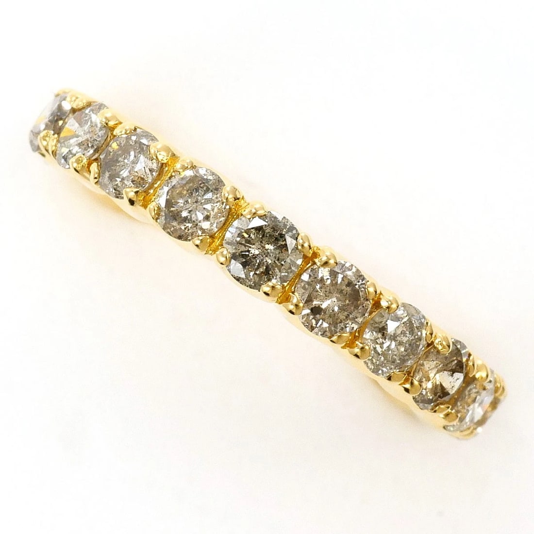 K18 18K GOLD RING DIAMOND: K18 18k gold Ring Diamond Brand: No Brand Type/Style: Ring Material: 18k gold, Main Stone/Creation Diamond Color: Gold Size: US 4 1/4 Accessories: None Accessories Notice: When purchasing