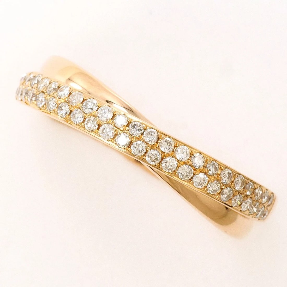 K18 18K GOLD RING DIAMOND: K18 18k gold Ring Diamond Brand: No Brand Type/Style: Ring Material: 18k gold, Main Stone/Creation Diamond Color: Gold Size: US 9 1/4 Accessories: None Accessories Notice: When purchasing