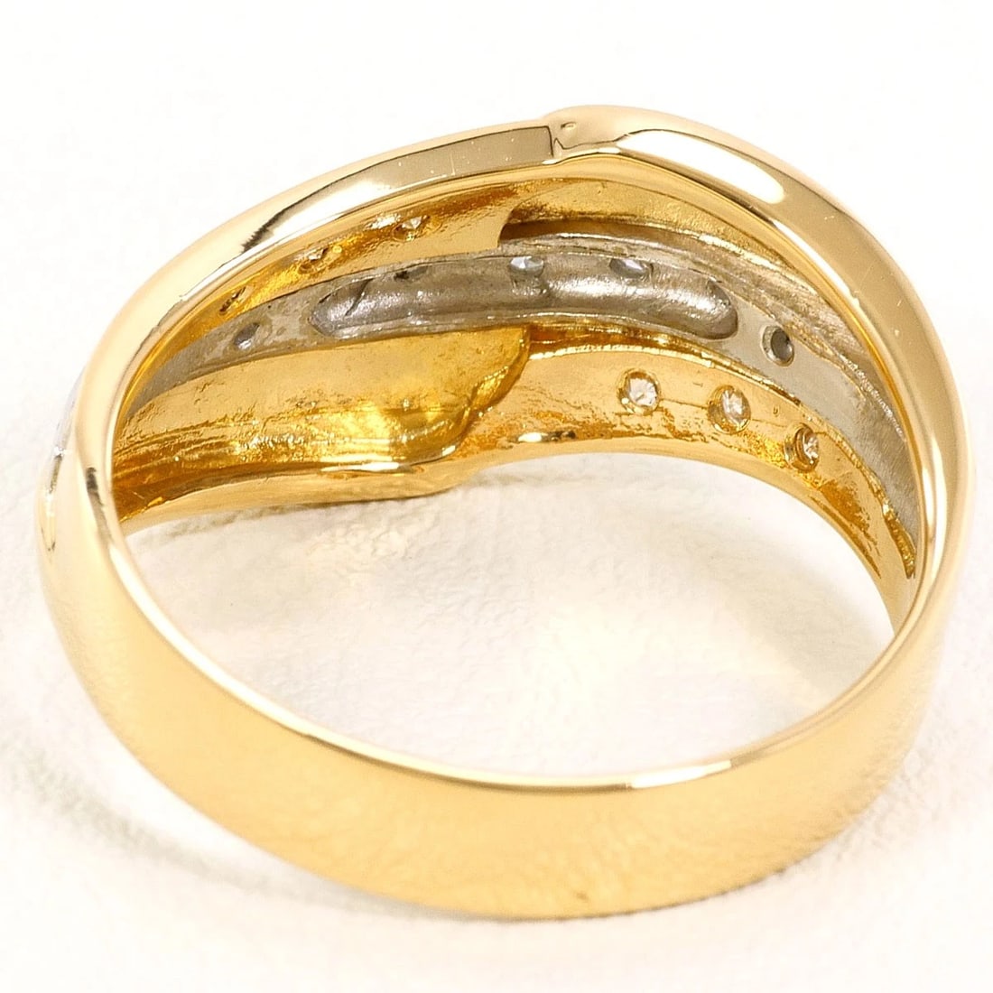 PT PLATINUM K18 RING DIAMOND - 4