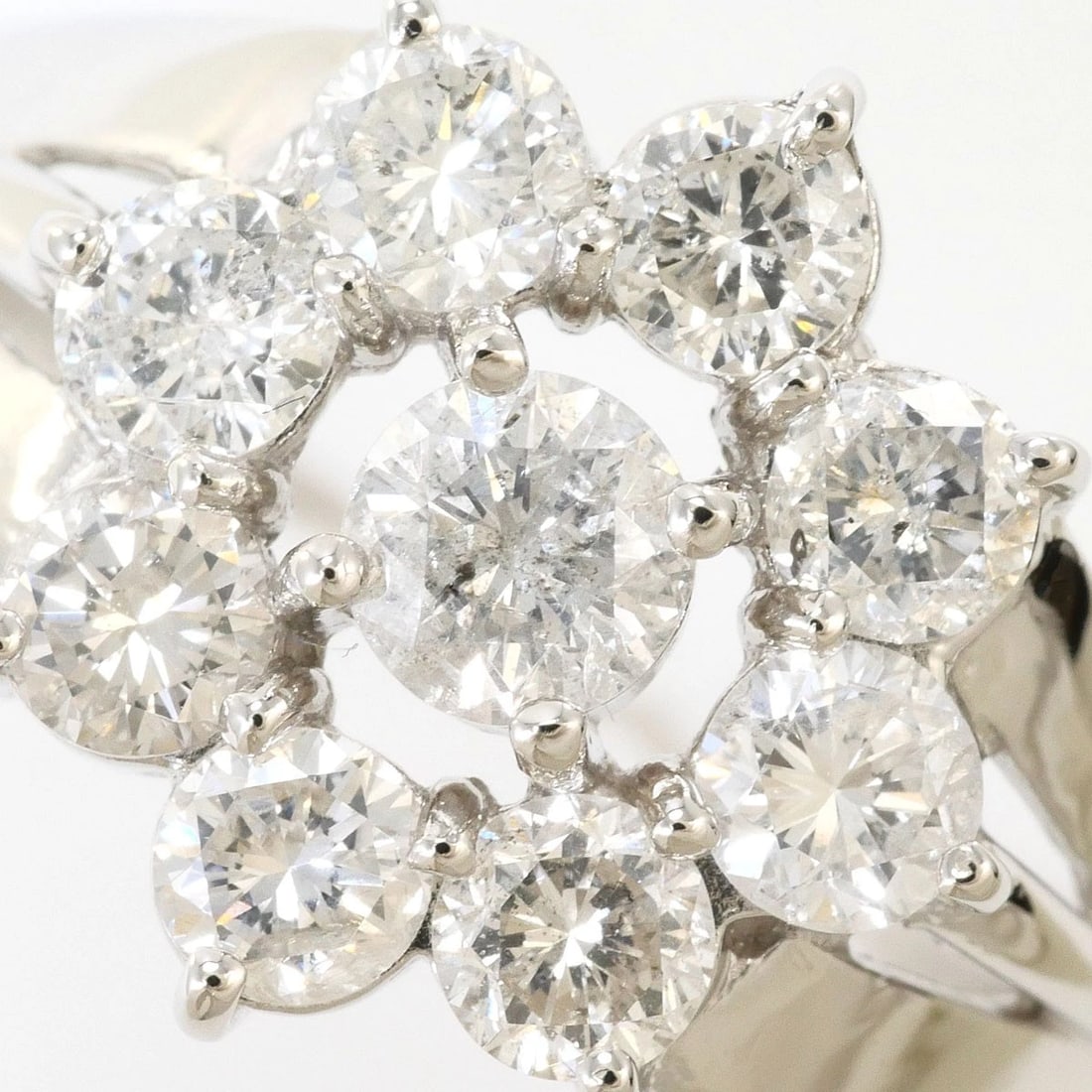 PT900 PLATINUM RING DIAMOND - 2