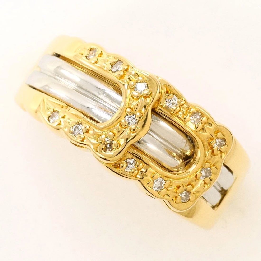 PT900 PLATINUM K18 RING DIAMOND: PT900 Platinum K18 Ring Diamond Brand: No Brand Type/Style: Ring Material: PT900 Platinum K18, Main Stone/Creation Diamond Color: Silver Size: US 5 7/8 Accessories: None Accessories Notice
