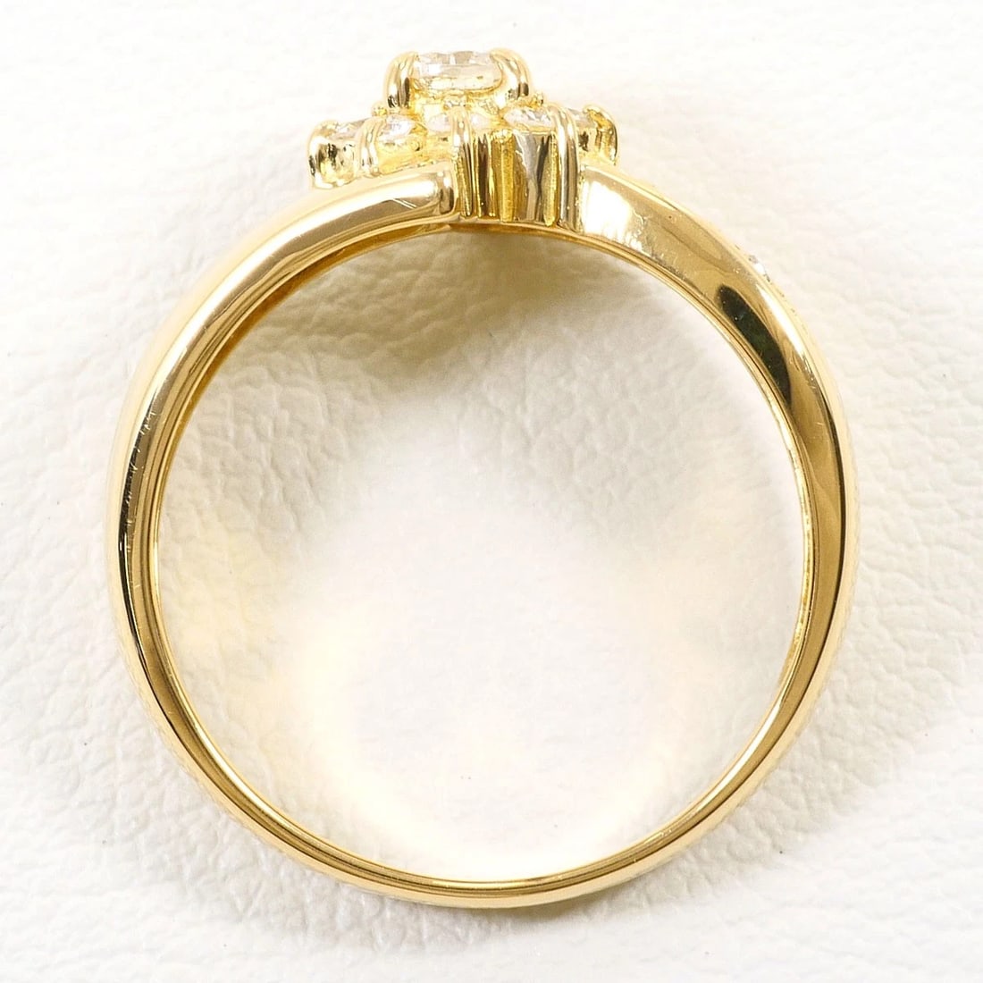 K18 18K GOLD RING DIAMOND - 3