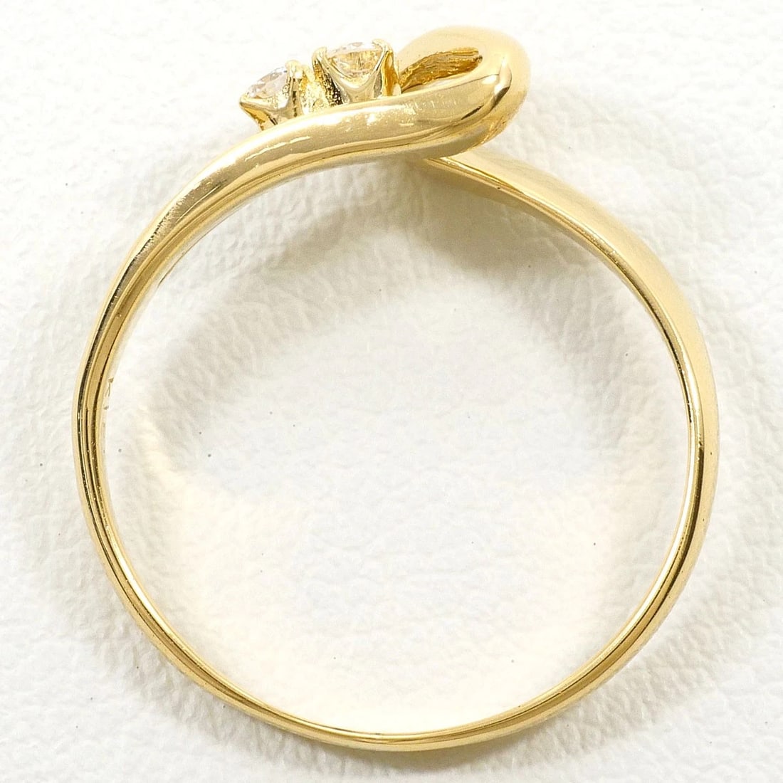 K18 18K GOLD RING DIAMOND: K18 18k gold Ring Diamond Brand: No Brand Type/Style: Ring Material: 18k gold, Main Stone/Creation Diamond Color: Gold Size: US 6 1/2 Accessories: None Accessories Notice: When purchasing pre-owned