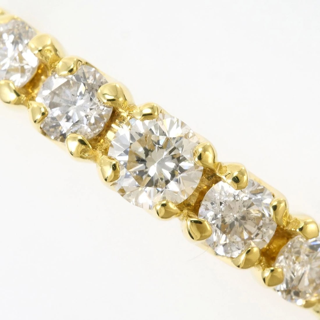 K18 18K GOLD RING DIAMOND: K18 18k gold Ring Diamond Brand: No Brand Type/Style: Ring Material: 18k gold, Main Stone/Creation Diamond Color: Gold Size: US 6 1/2 Accessories: None Accessories Notice: When purchasing pre-owned
