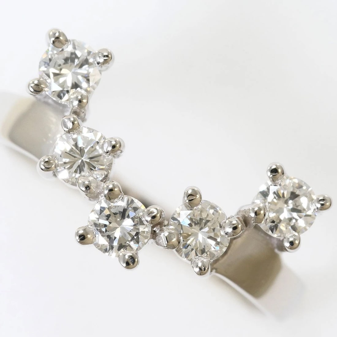 PT850 PLATINUM RING DIAMOND - 2