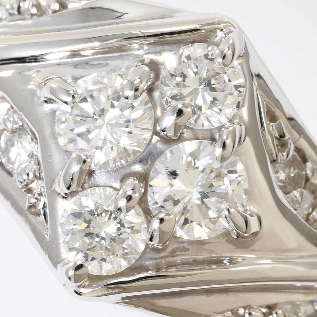 PT900 PLATINUM RING DIAMOND - 2