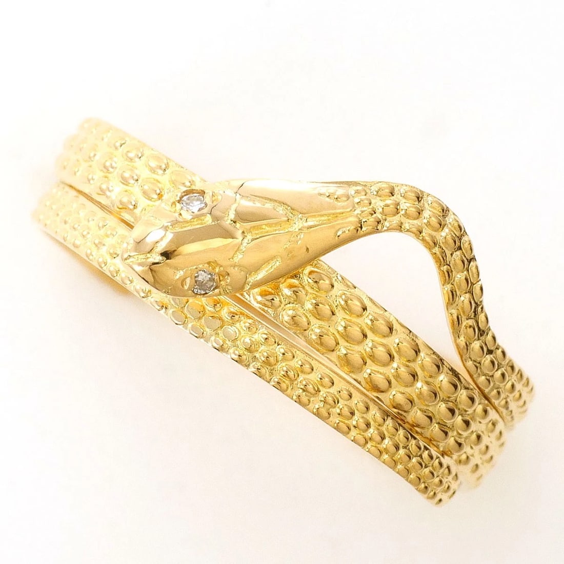 K18 18K GOLD RING DIAMOND: K18 18k gold Ring Diamond Brand: No Brand Type/Style: Ring Material: 18k gold, Main Stone/Creation Diamond Color: Gold Size: US 7 7/8 Accessories: None Accessories Notice: When purchasing pre-owned