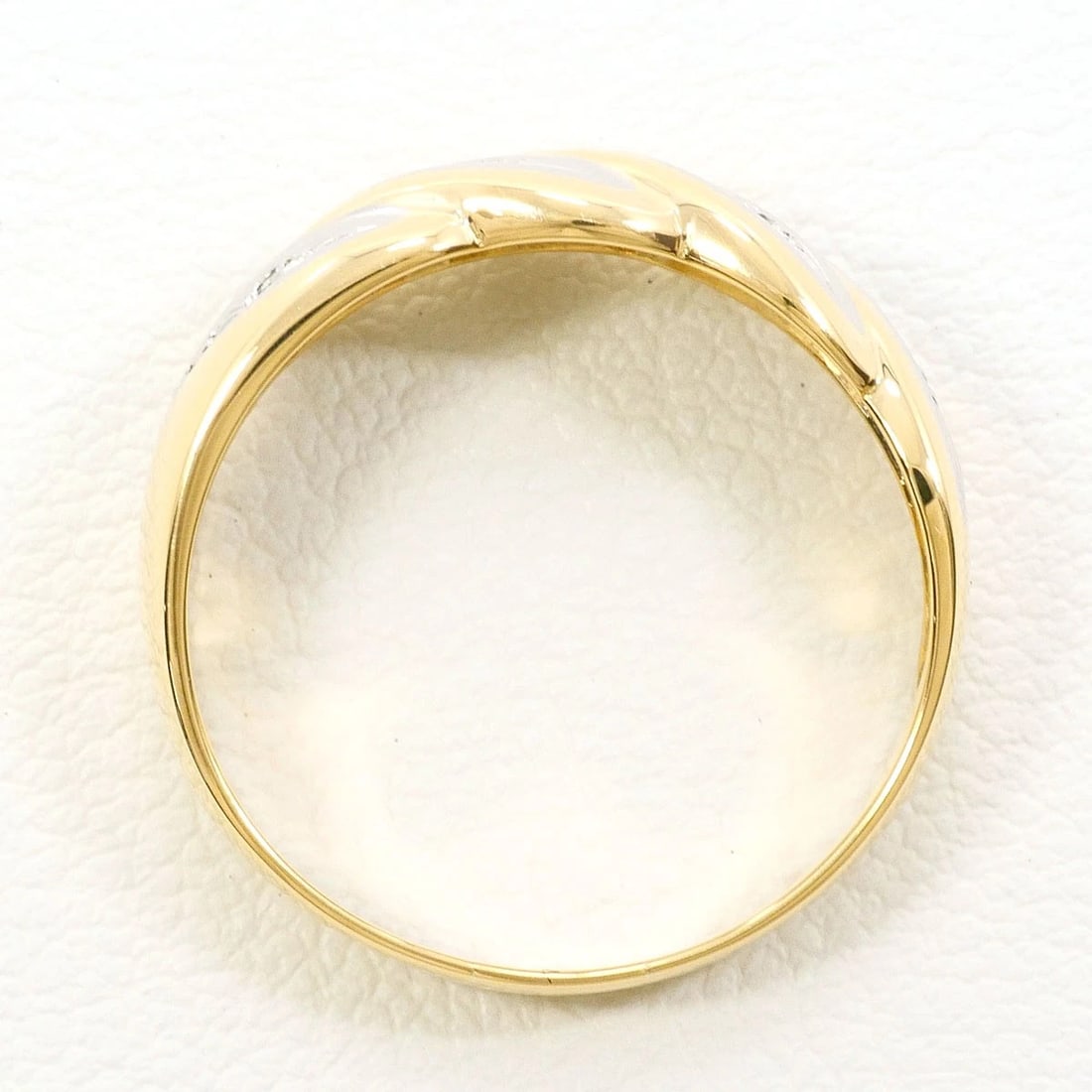 PT900 PLATINUM K18 RING DIAMOND - 2