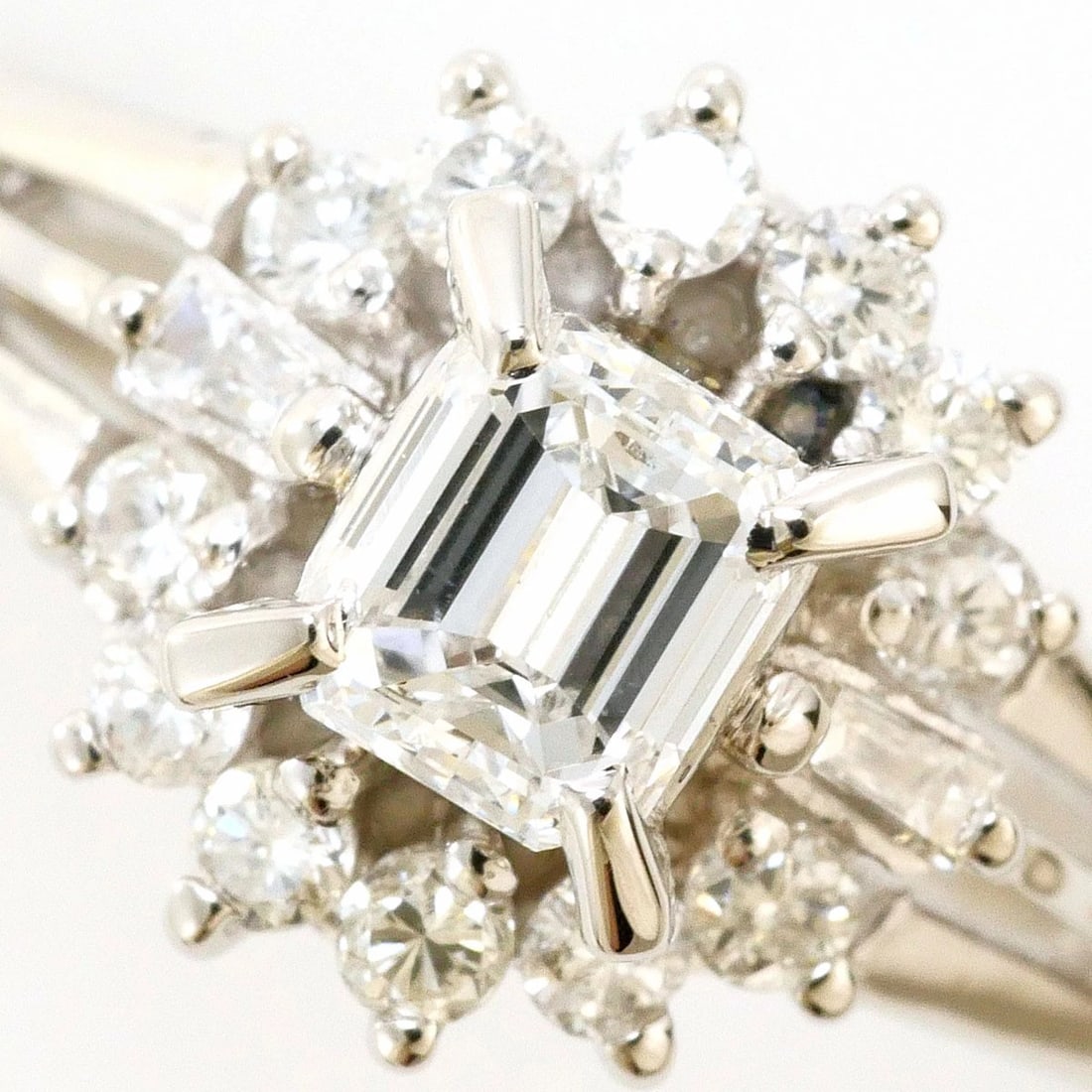 PT850 PLATINUM RING DIAMOND - 2