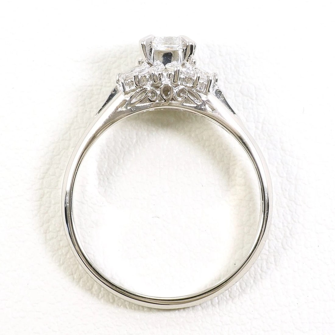 PT850 PLATINUM RING DIAMOND - 3