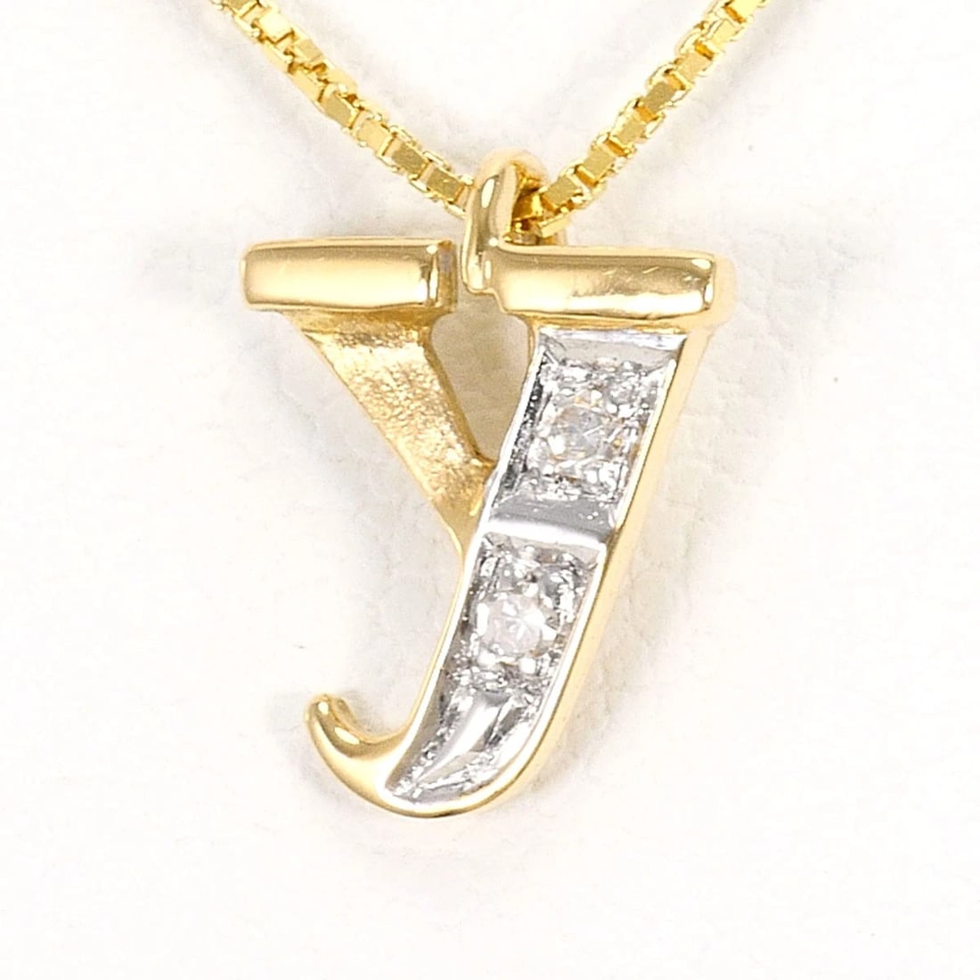 K18 18K GOLD NECKLACE DIAMOND: K18 18k gold Necklace Diamond Brand: No Brand Type/Style: Necklace Material: 18k gold, Main Stone/Creation Diamond Color: Gold Size: total length 40cm Accessories: None Accessories Notice: When