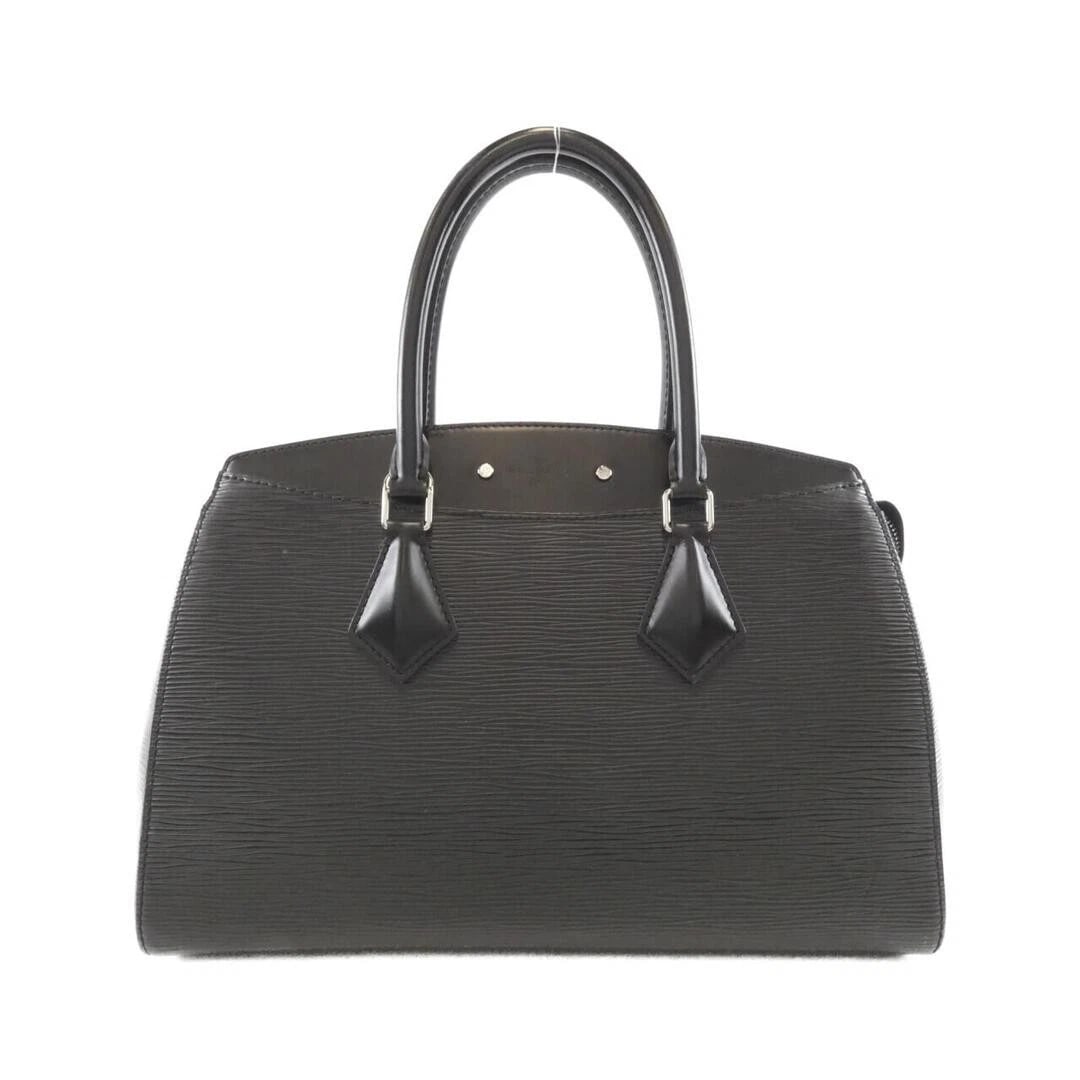 LOUIS VUITTON EPI SOUFLOT BAG LEATHER: Louis Vuitton Epi Souflot Bag Leather Brand: Louis Vuitton Type/Style: Bag Material: Calf Leather Color: Black Size: approximately 34 cm (13.4 inches) in width, 24 cm (9.4 inches) in height, and 14