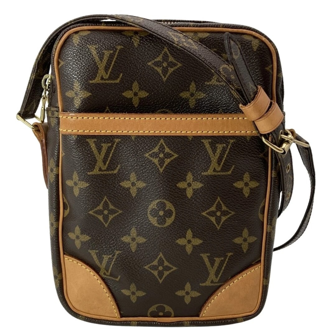 LOUIS VUITTON MONOGRAM SHOULDER BAG CANVAS: Louis Vuitton Monogram Shoulder Bag Canvas Brand: Louis Vuitton Type/Style: Bag Material: Monogram Canvas Color: Brown Size: diions of 16 cm (6.3 in) in width, 21.5 cm (8.5 in) in height, and 4.5 cm