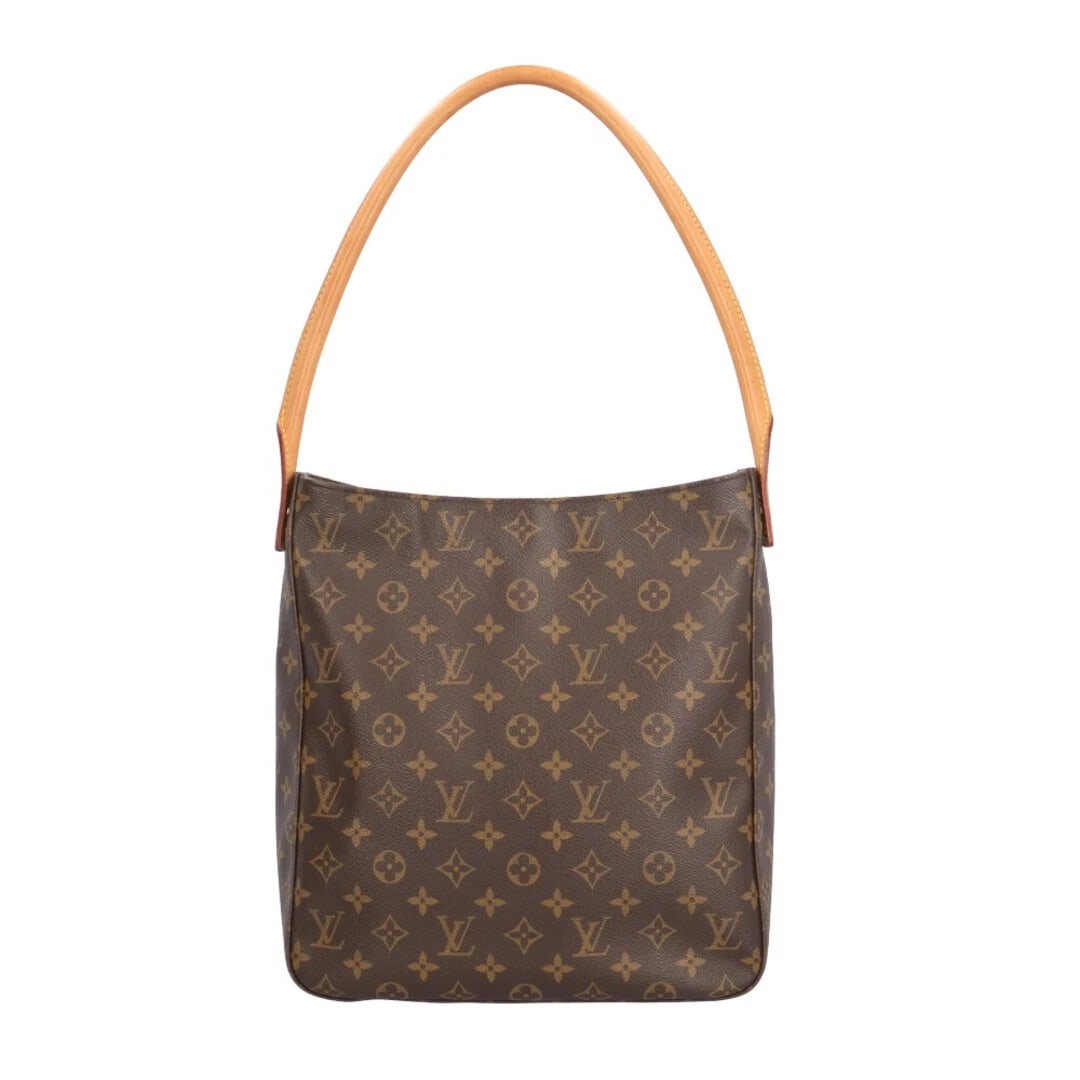 LOUIS VUITTON LOOPING GM MONOGRAM SHOULDER BAG BROWN (1 of 6)