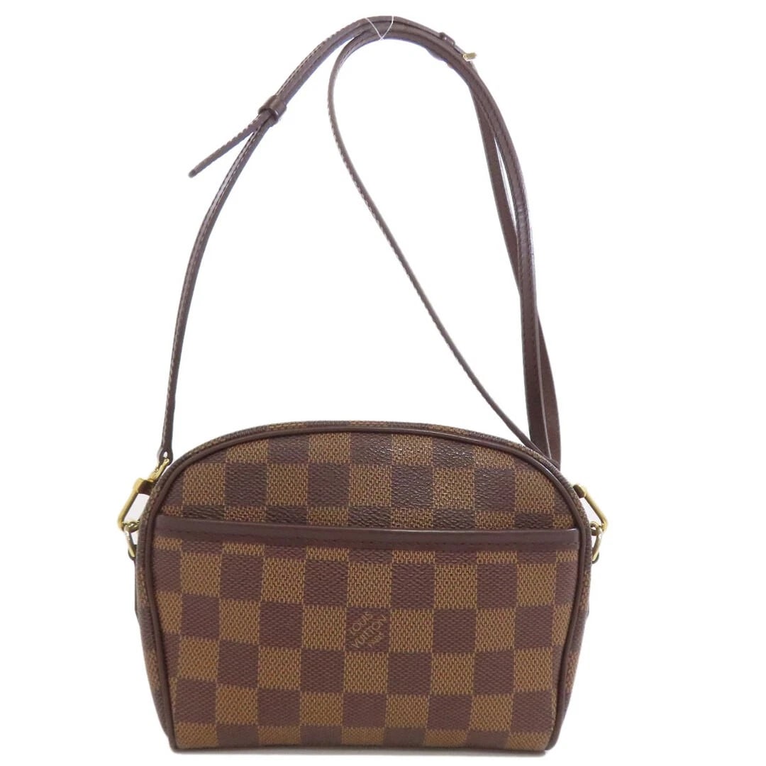 LOUIS VUITTON POCHETTE SHOULDER BAG DAMIER CANVAS: Louis Vuitton Pochette Shoulder Bag Damier Canvas Brand: LOUIS VUITTON Type/Style: Bag Material: Damier Canvas Color: Damier / Ebe?nue / Brown Size: Approximately 13 cm (5.1 in) height, 15-17 cm (5.9-