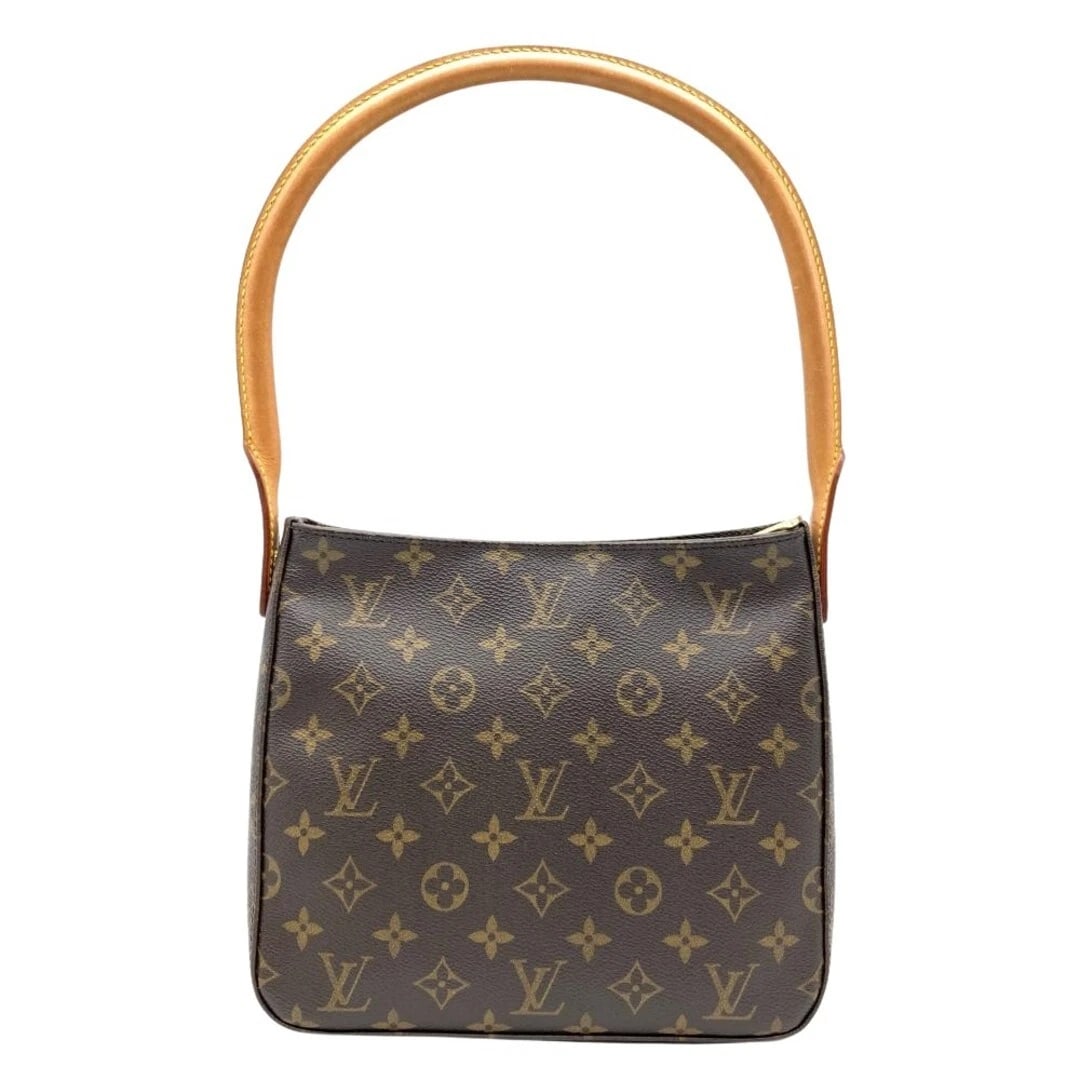 LOUIS VUITTON LOOPING MM SHOULDER BAG MONOGRAM CANVAS: Louis Vuitton Looping MM Shoulder Bag Monogram Canvas Brand: LOUIS VUITTON Type/Style: Bag Material: Monogram Canvas Color: Brown Size: Approximately 24 cm (9.4 in) width x 21 cm (8.3 in) height x 10 