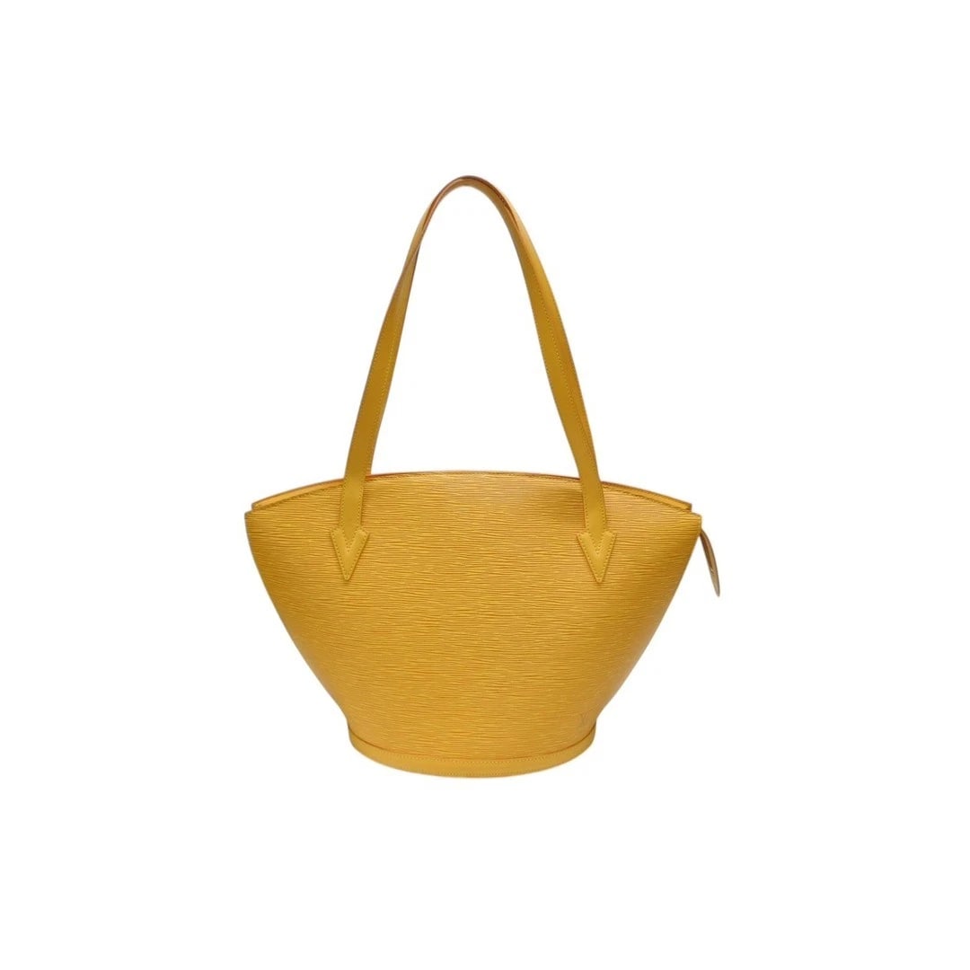 LOUIS VUITTON SAINT-JACQUES PM HANDBAG YELLOW EPI LEATHER (1 of 6)