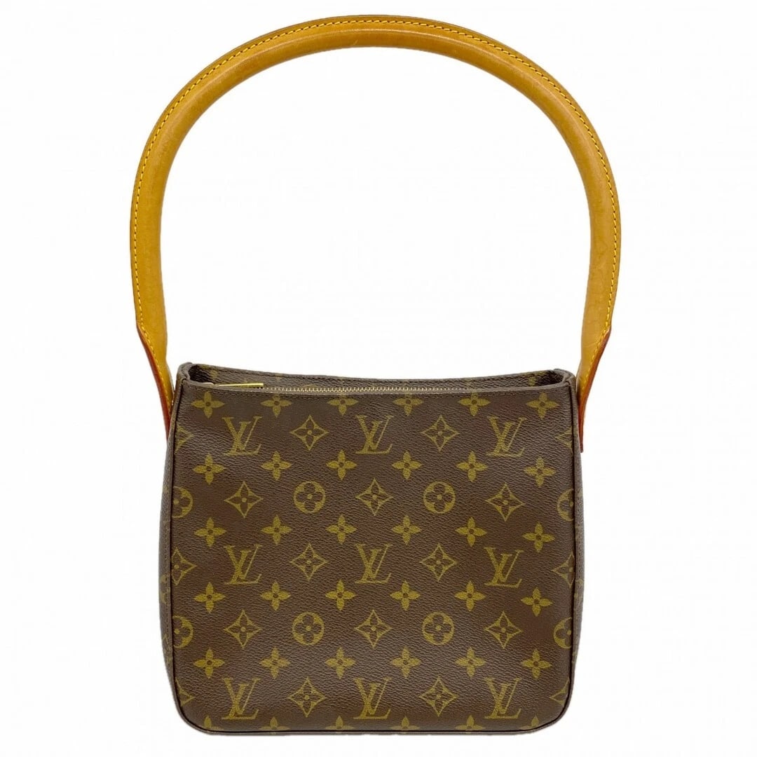 LOUIS VUITTON MONOGRAM LOOPING MM SHOULDER BAG BROWN (1 of 5)