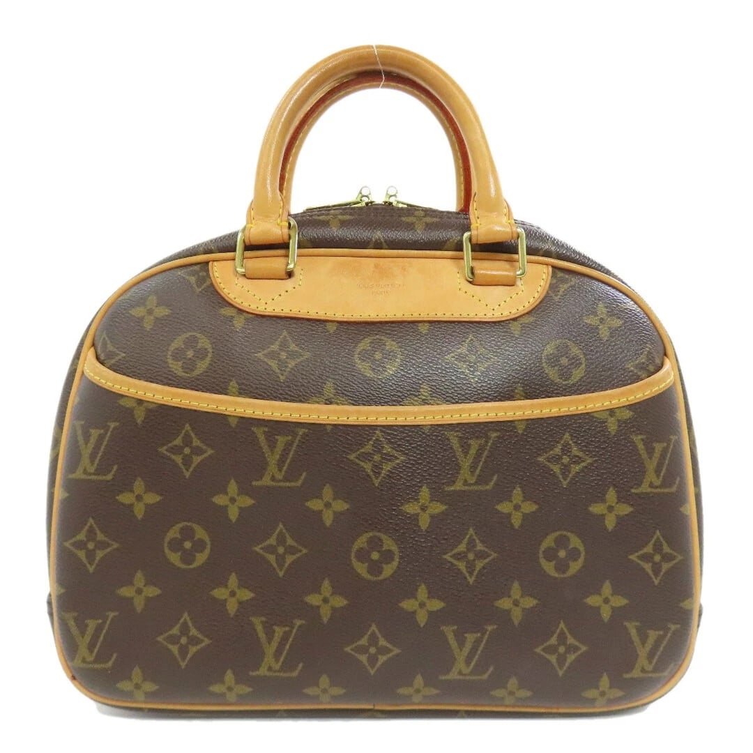 LOUIS VUITTON TROUVILLE HANDBAG MONOGRAM CANVAS BROWN: Louis Vuitton Trouville Handbag Monogram Canvas Brown Brand: LOUIS VUITTON Type/Style: Bag Material: Monogram Canvas Color: Brown / Monogram Size: Approximately 21 cm (8.3 in) (height) x 28 cm (11.0 i