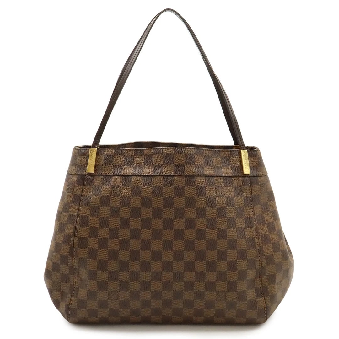 LOUIS VUITTON DAMIER MARYBORN GM TOTE BAG BROWN CANVAS: Louis Vuitton Damier Maryborn GM Tote Bag Brown Canvas Brand: Louis Vuitton Type/Style: Bag Material: PVC-coated Damier canvas Color: Brown Size: width 32-47 cm (12.6-18.5 in), Height 30.5 cm (12 in),