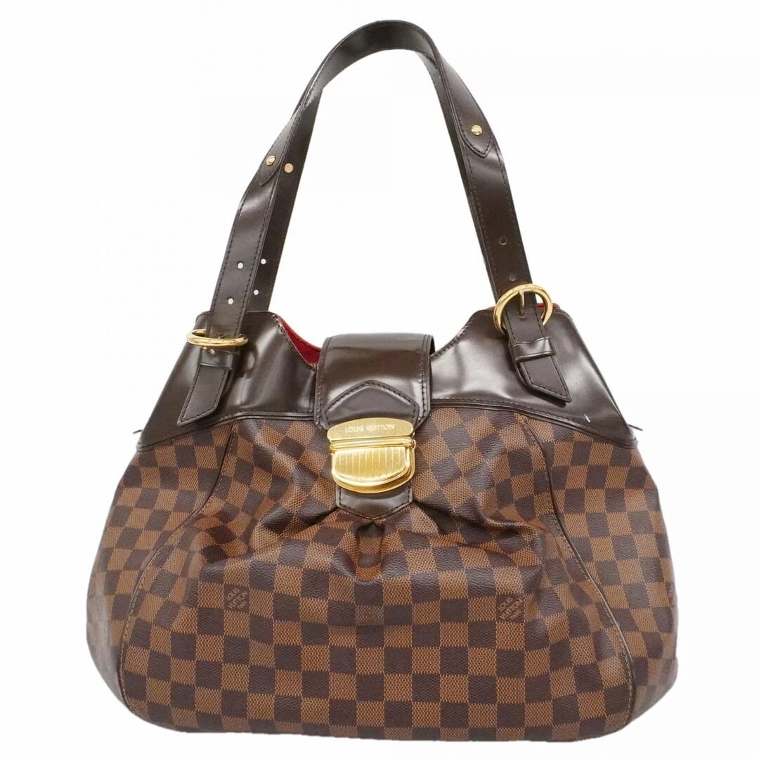 LOUIS VUITTON DAMIER GM SHOULDER BAG: Louis Vuitton Damier GM Shoulder Bag Brand: LOUIS VUITTON Type/Style: Shoulder Bag Material: Exterior Material Canvas Color: Exterior Color Brown Size: approximately 27 cm (10.6 in) in height, 42 cm (