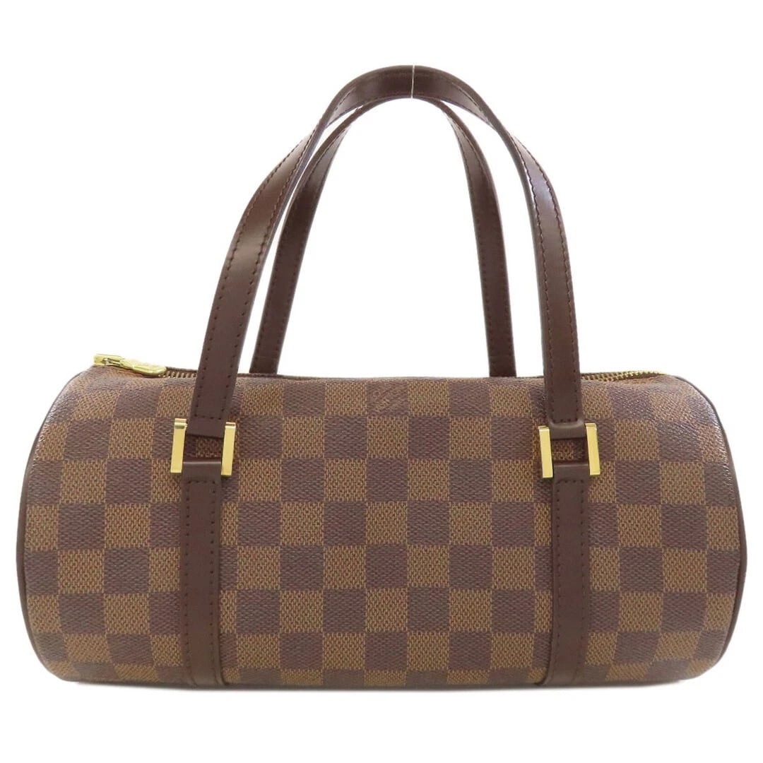 LOUIS VUITTON PAPILLON PM HANDBAG DAMIER CANVAS: Louis Vuitton Papillon PM Handbag Damier Canvas Brand: LOUIS VUITTON Type/Style: Bag Material: Damier Canvas Color: Damier / Eb?ne / Brown Size: Approximately 13 cm (5.1 in) height, 27 cm (10.6 in)
