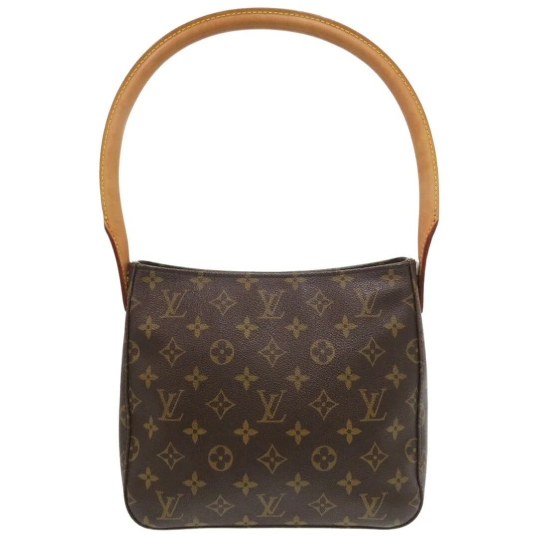 LOUIS VUITTON MONOGRAM LOOPING MM BROWN LEATHER: Louis Vuitton Monogram Looping MM Brown Leather Brand: LOUIS VUITTON Type/Style: Shoulder Bag Material: Exterior Material Canvas Color: Brown Size: Approximately 26 cm (10.2 in) W x 22 cm (8.7 in) H