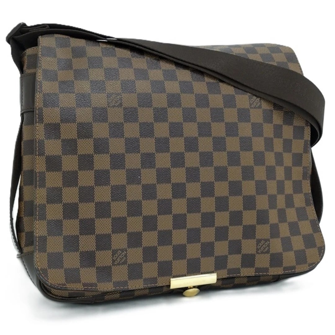 LOUIS VUITTON BASTILLE DAMIER EBENE SHOULDER BAG: Louis Vuitton Bastille Damier Ebene Shoulder Bag Brand: Louis Vuitton Type/Style: Bag Material: Exterior Material Canvas Color: Exterior Color Brown and Dark Brown (Damier Ebene) Size: Approximately