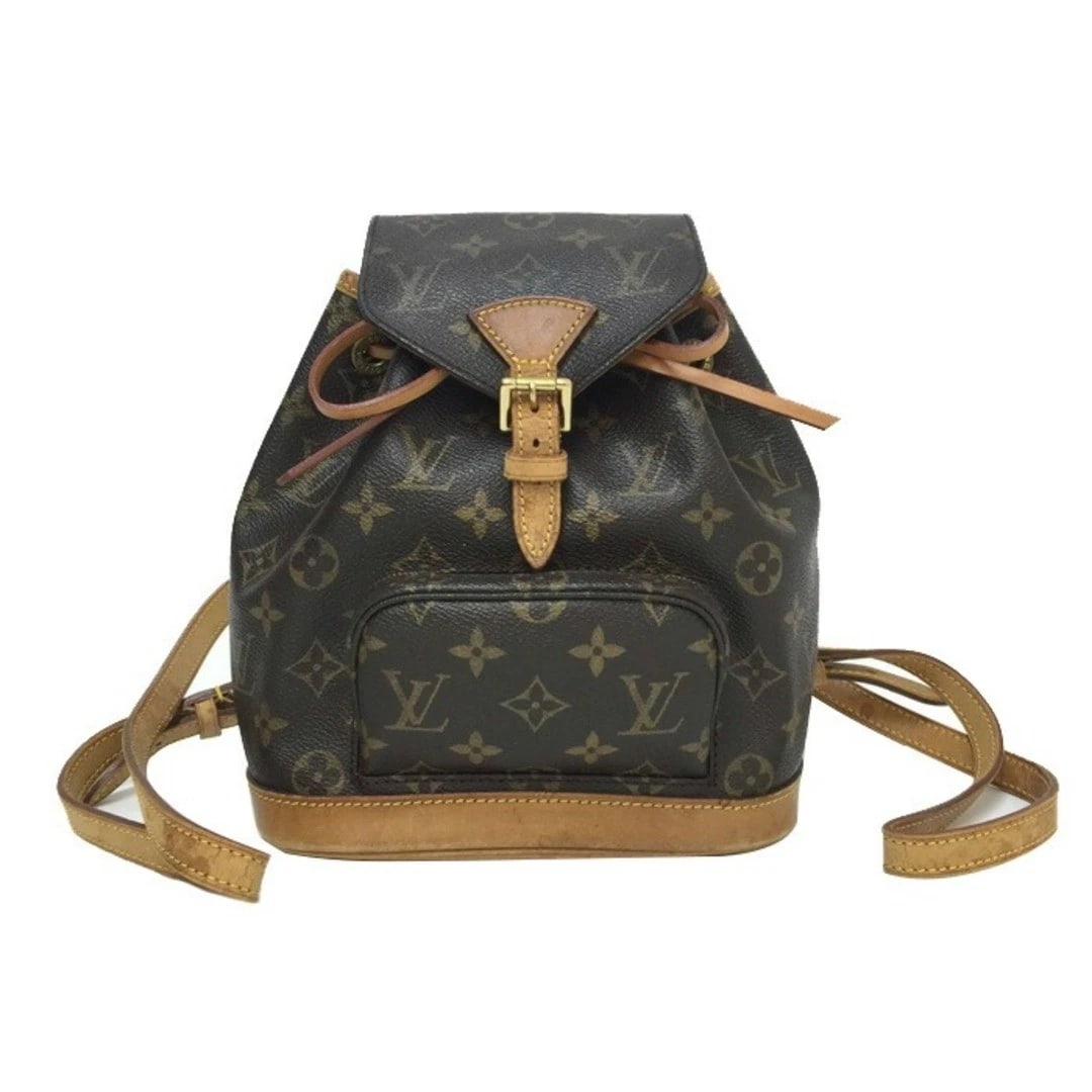 LOUIS VUITTON MINI MONTSOURIS MONOGRAM BACKPACK BROWN: Louis Vuitton Mini Montsouris Monogram Backpack Brown Brand: LOUIS VUITTON Type/Style: Bag Material: Monogram Canvas Color: Brown Size: Approximately 21 cm (8.3 in) W x 21.5 cm (8.5 in) H x 9 cm (3.5