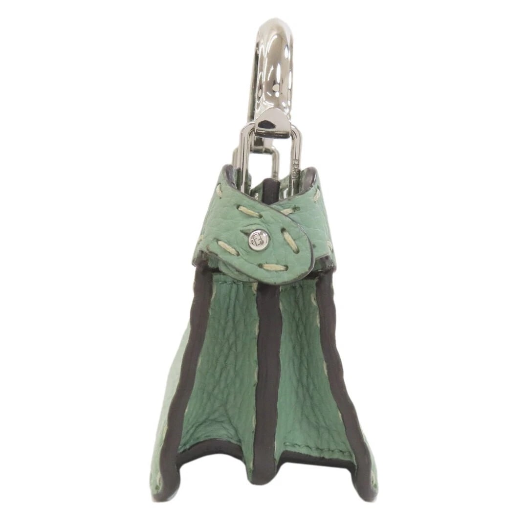 FENDI MICRO PEEKABOO HANDBAG LEATHER PYTHON CALF GREEN - 3