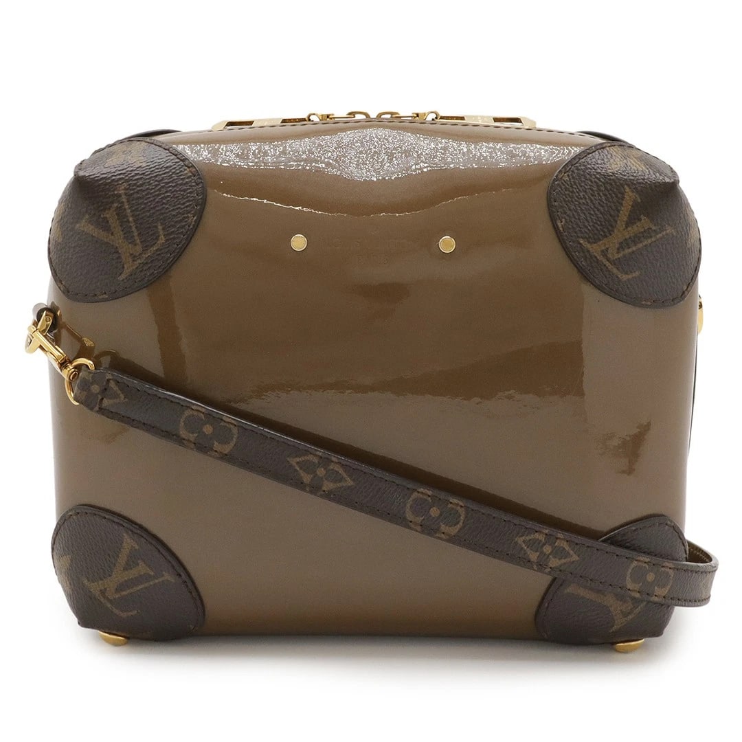 LOUIS VUITTON MONOGRAM VENICE SHOULDER BAG BLACK: Louis Vuitton Monogram Venice Shoulder Bag Black Brand: Louis Vuitton Type/Style: Bag Material: Monogram Canvas, Patent Leather Color: Black Size: W20cm (7.9 in) x H16cm (6.3 in) x D8cm (3.1 in)