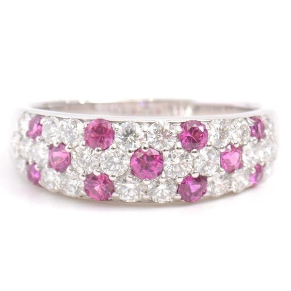 MIKIMOTO DIAMOND RUBY RING - 4