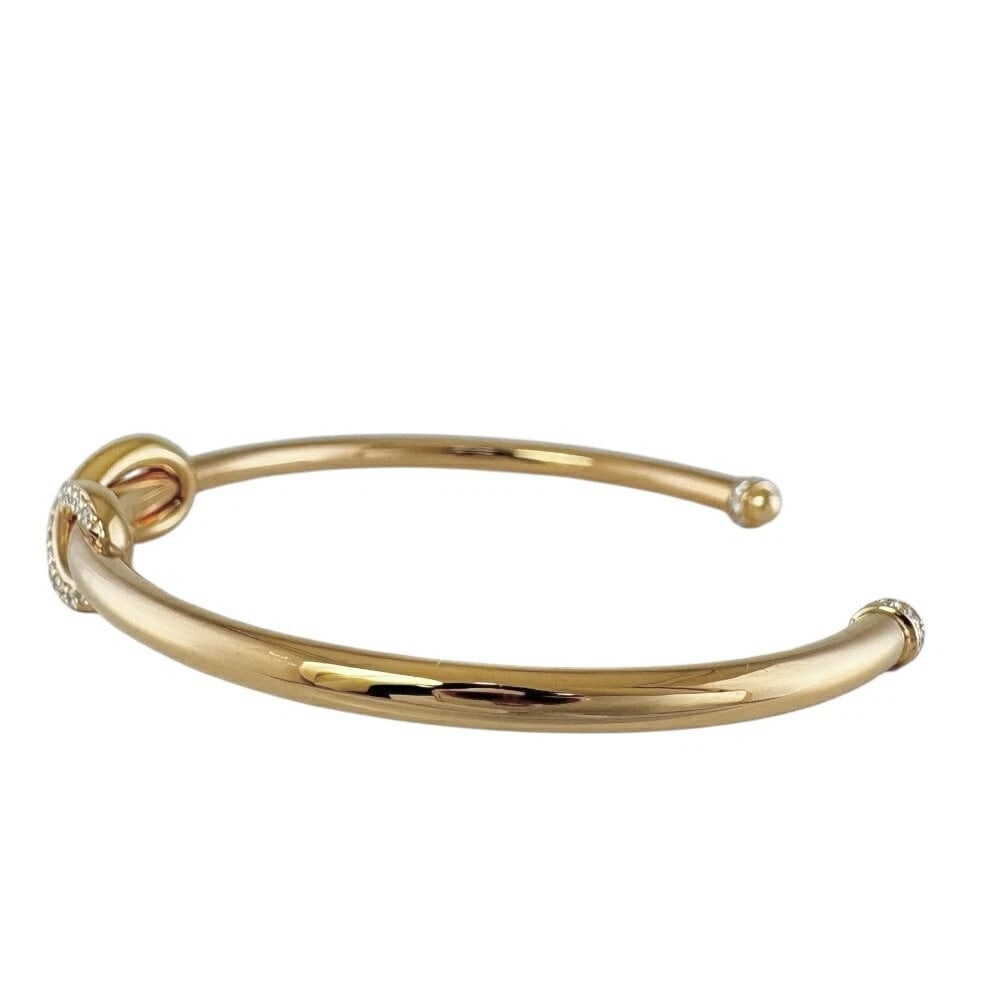 TIFFANY & CO. INFINITY CUFF DIAMOND BANGLE - 2