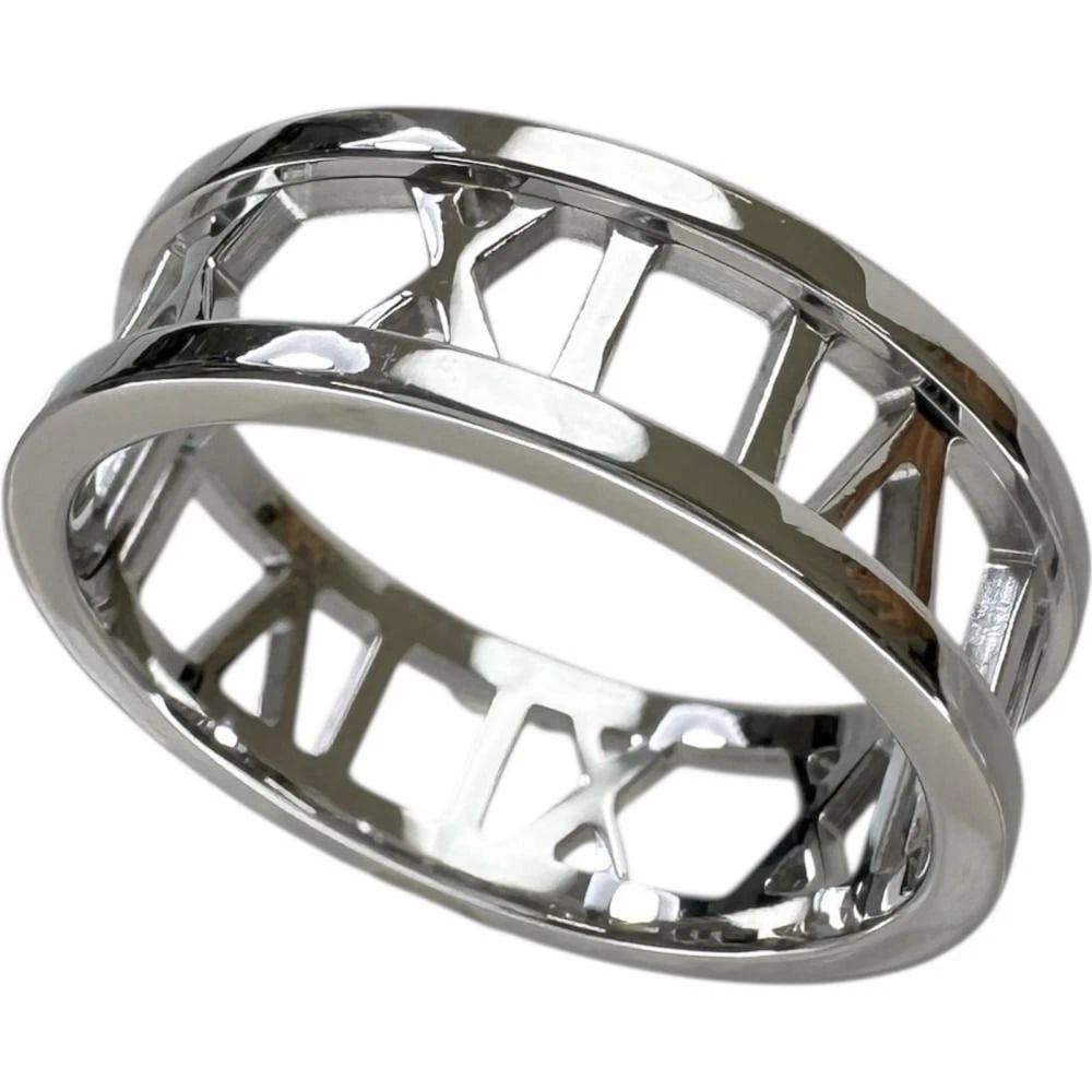 AUTHENTIC TIFFANY & CO. OPEN ATLAS RING: Authentic Tiffany & Co. Open Atlas Ring Brand: Tiffany & Co. Type/Style: Ring Material: 18K White Gold Color: WG Size: US8.25 Accessories: None Accessories Notice: When purchasing pre-owned goods,