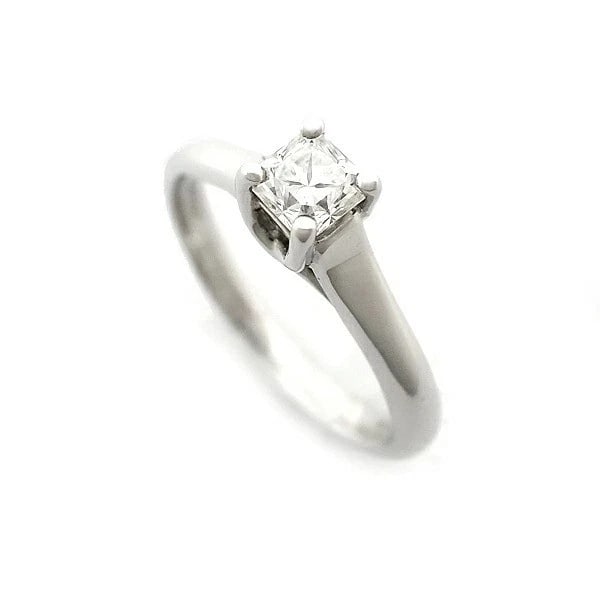 TIFFANY & CO. LUCIDA DIAMOND RING: Tiffany & Co. Lucida Diamond Ring Brand: Tiffany & Co. Type/Style: Ring Material: Pt950 Color: Pt Size: US3.75-4 Accessories: None Accessories Notice: When purchasing pre-owned goods, please refer to