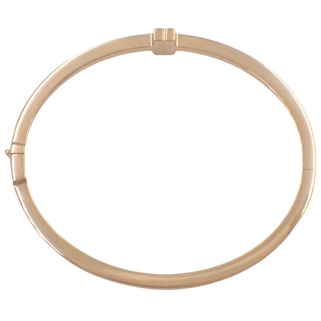 TIFFANY & CO T DIAMOND WIRE BANGLE BRACELET: Tiffany & Co T Diamond Wire Bangle Bracelet Brand: Tiffany & Co. Type/Style: Bracelet Material: K18 Rose Gold Color: RG Size: Size: Inner Circumference Approx. 5.9 inches (15 cm) Accessories: None