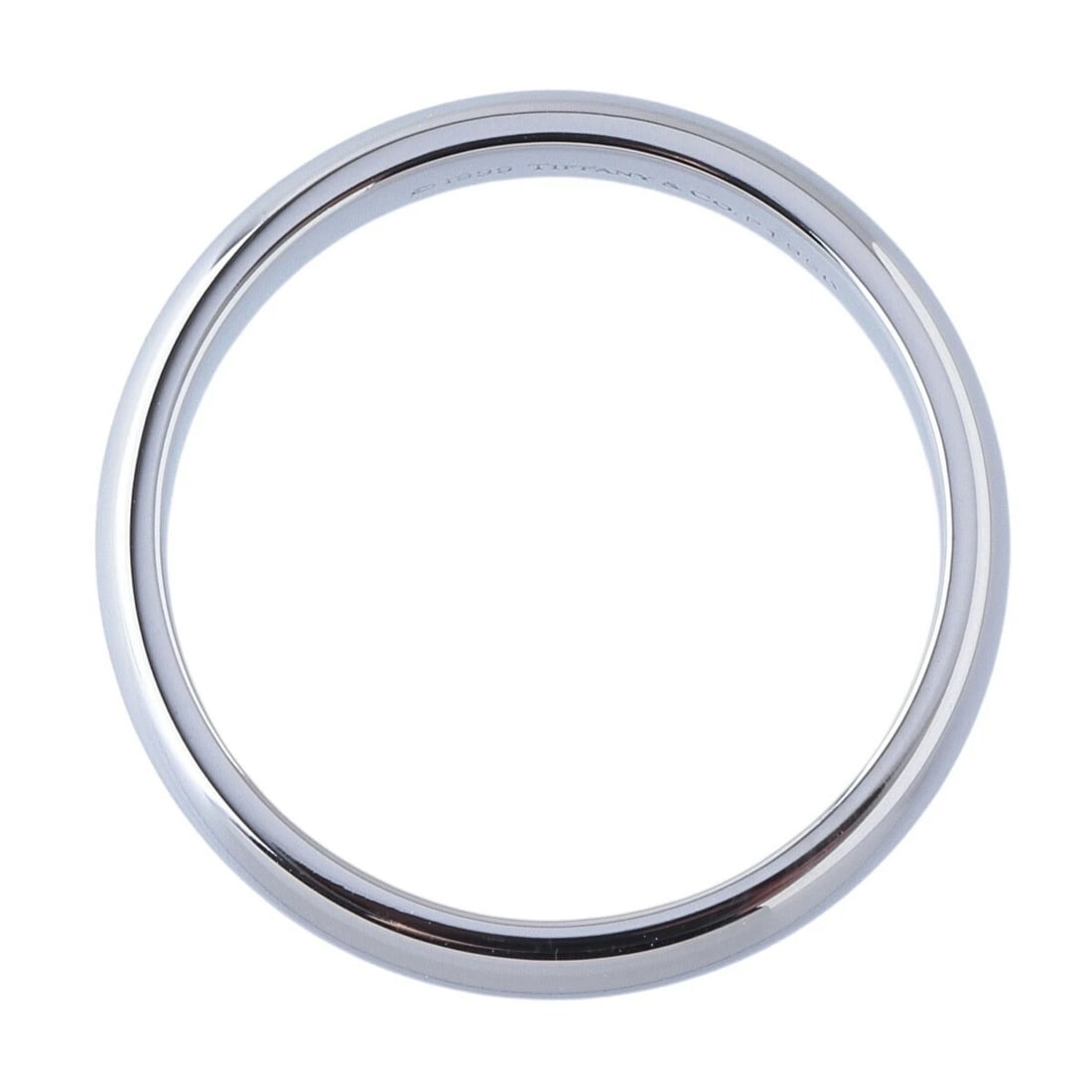 TIFFANY & CO. CLASSIC BAND FOREVER WEDDING RING: Tiffany & Co. Classic Band Forever Wedding Ring Brand: Tiffany & Co. Type/Style: Ring Material: Pt950 Color: Pt Size: US8.25 Accessories: None Accessories Notice: When purchasing pre-owned