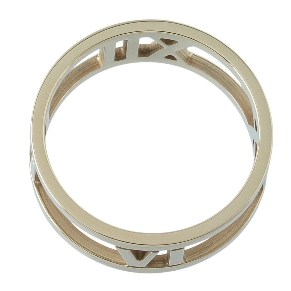 TIFFANY & CO. OPEN ATLAS RING: Tiffany & Co. Open Atlas Ring Brand: Tiffany & Co. Type/Style: Ring Material: K18 YG Color: YG Size: US 6.75 Accessories: None Accessories Notice: When purchasing pre-owned goods, please refer to the