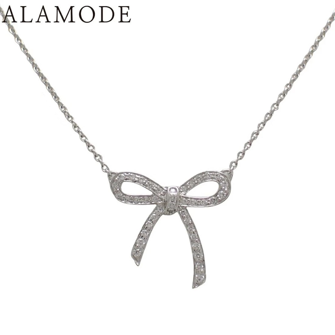 AUTHENTIC TIFFANY & CO. BY THE YARD DIAMOND PENDANT NECKLACE: Authentic Tiffany & Co. By the Yard Diamond Pendant Necklace Brand: Tiffany & Co. Type/Style: Necklace Material: Pt950 Color: Pt Size: Pendant Diameter: 0.16 in (0.4 cm) Chain Length: 16.14 in (41