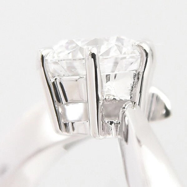 MIKIMOTO PT950 DIAMOND RING - 5