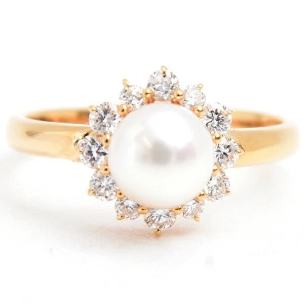 PEARL DIAMOND RING - 2