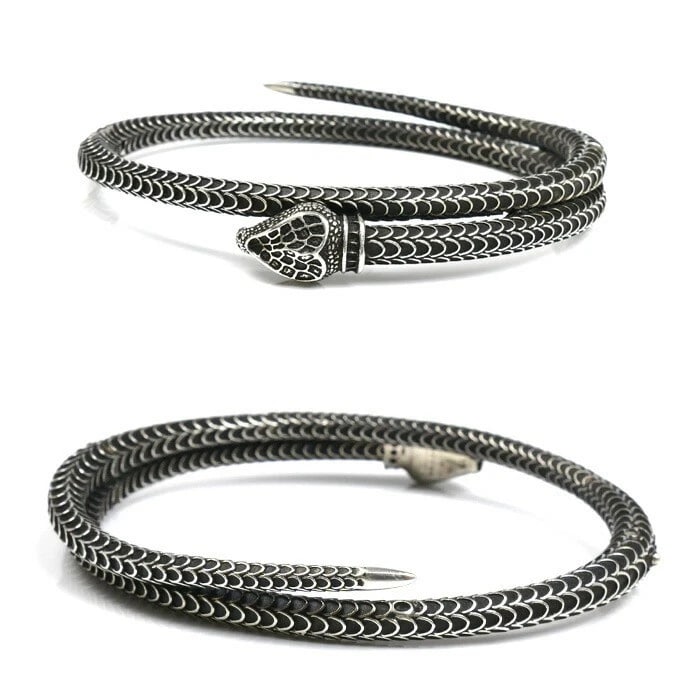 GUCCI SNAKE BANGLE BRACELET - 2