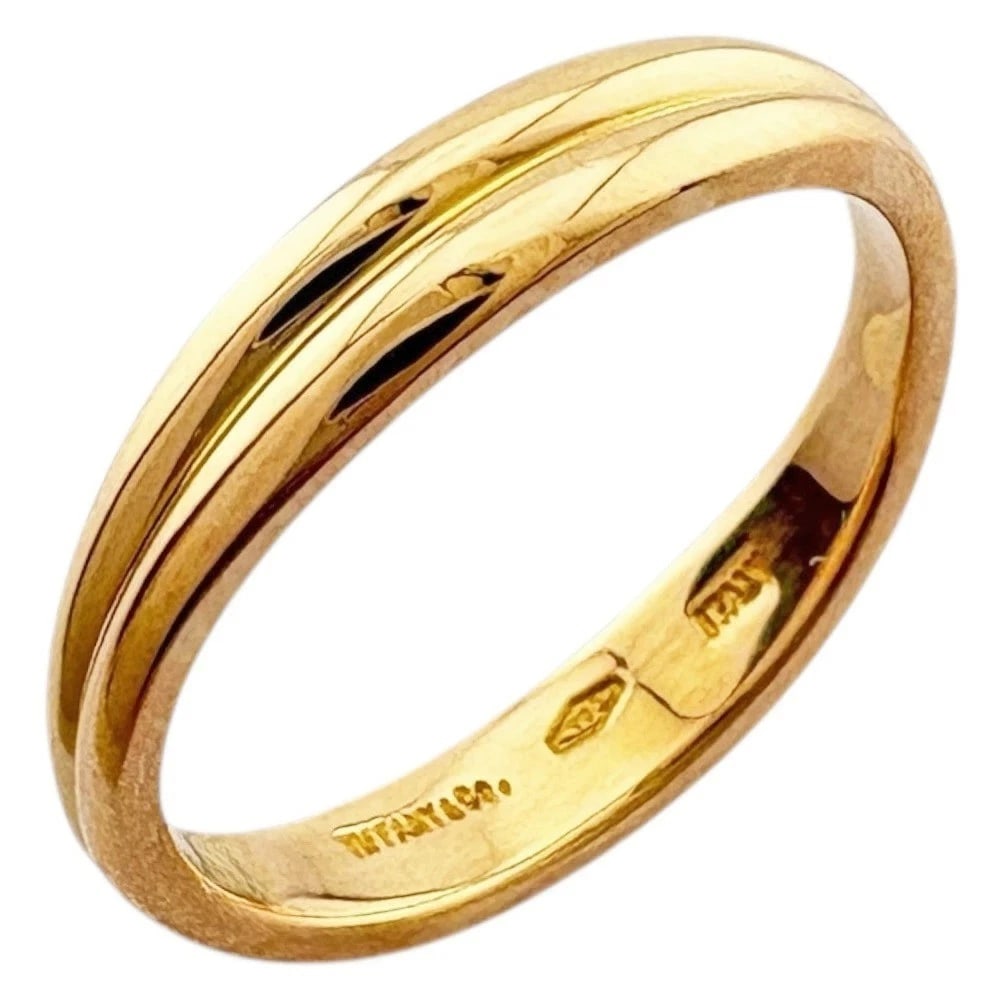 TIFFANY & CO. DOUBLE WAVE RING: Tiffany & Co. Double Wave Ring Brand: Tiffany & Co. Type/Style: Ring Material: 18K Pink Gold Color: PG Size: US 4.5 Accessories: None Accessories Notice: When purchasing pre-owned goods, p