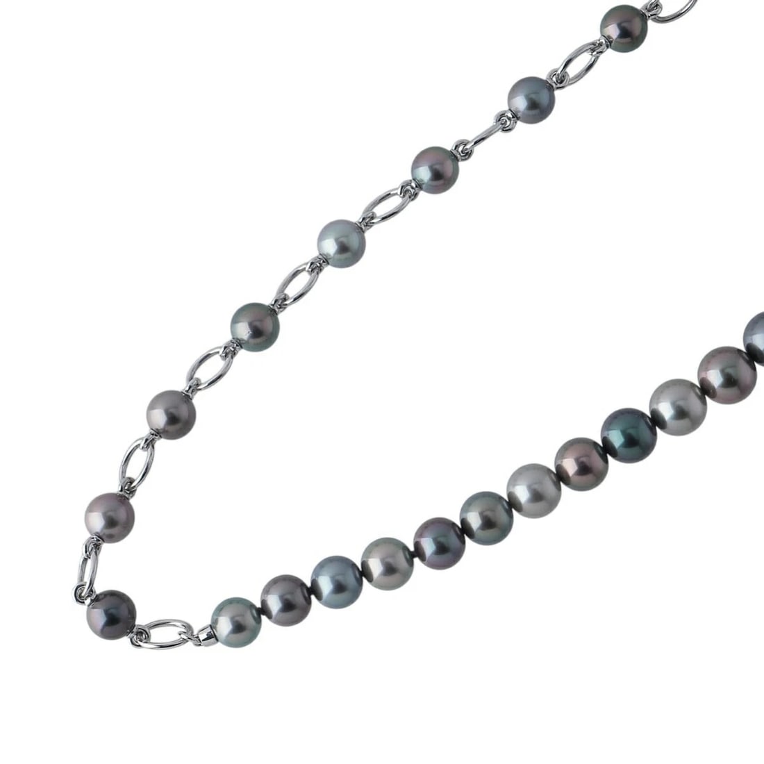 MIKIMOTO M CODE LIBERTE BLACK SOUTH SEA PEARL NECKLACE (1 of 5)