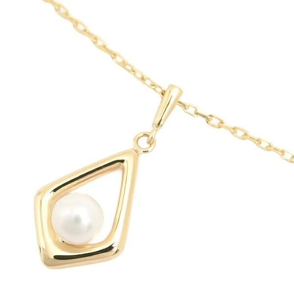 MIKIMOTO AKOYA PEARL NECKLACE: Mikimoto Akoya Pearl Necklace Brand: Mikimoto Type/Style: Necklace Material: 18K Yellow Gold, Main Stone/Creation Akoya Pearl Color: YG Size: Necklace Length: Approx. 15.7 in (40 cm) Pendant Size: App