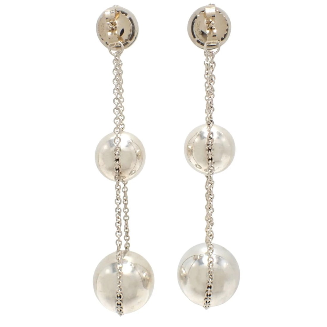 TIFFANY & CO HARDWEAR TRIPLE DROP EARRINGS: Tiffany & Co HardWear Triple Drop Earrings Brand: Tiffany & Co. Type/Style: EarRings Material: Silver 925 Color: Silver Size: Size: Approx. 2.48 x 0.51 in Accessories: None Accessories Not