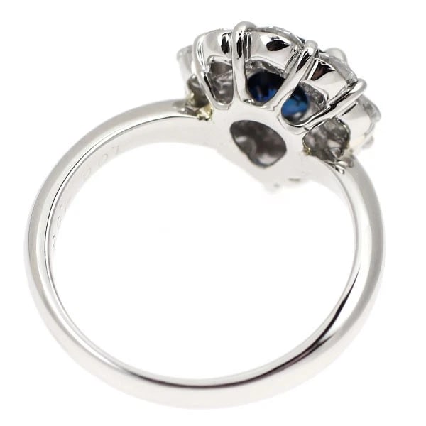 PT900 SAPPHIRE DIAMOND RING - 2